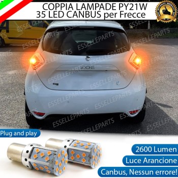 Coppia Frecce Posteriori PY21W 35 LED Canbus RENAULT Zoe