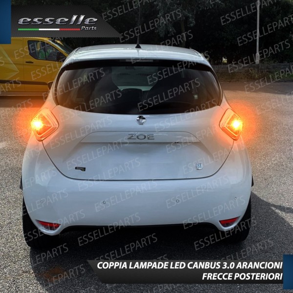 Coppia Frecce Posteriori PY21W 35 LED Canbus RENAULT Zoe