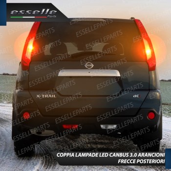 Frecce Posteriori T20 WY21W 35 LED Canbus NISSAN XTRAIL 2 con fari posteriori LED