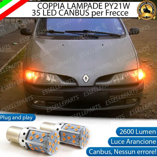 Coppia Frecce Anteriori PY21W 35 LED Canbus RENAULT MEGANE SCENIC