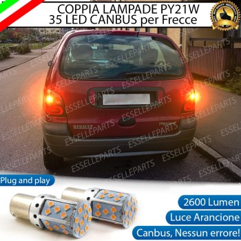 Coppia Frecce Posteriori PY21W 35 LED Canbus RENAULT MEGANE SCENIC