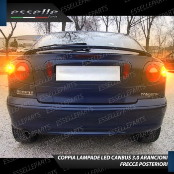 Coppia Frecce Posteriori P21W 35 LED Canbus RENAULT MEGANE con Frecce Arancioni