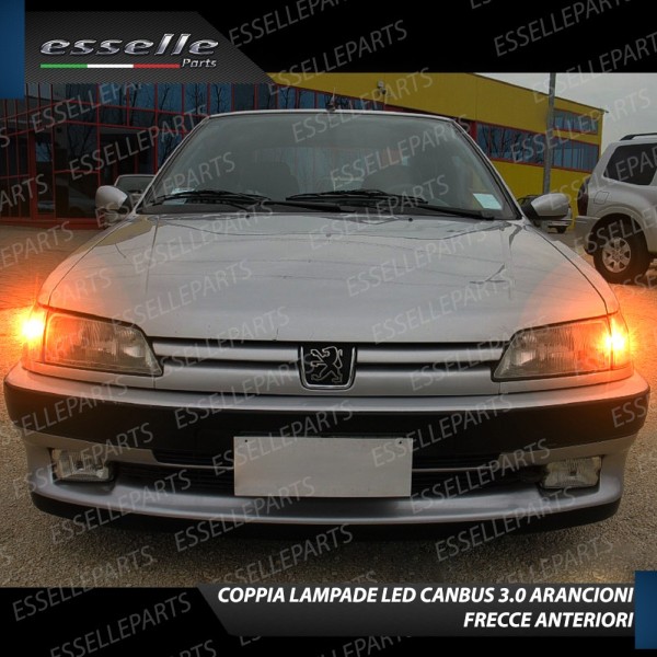 PER VERSIONI DAL 05/1997 - Coppia Frecce Anteriori PY21W 35 LED Canbus PEUGEOT 306