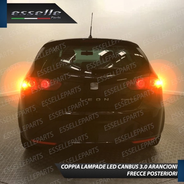Coppia Frecce Posteriori P21W 35 LED Canbus SEAT LEON 1P