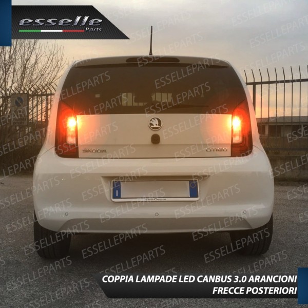 Coppia Frecce Posteriori PY21W 35 LED Canbus SKODA Citigo