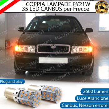 Coppia Frecce Anteriori PY21W 35 LED Canbus SKODA OCTAVIA 1