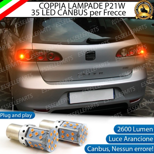 Coppia Frecce Posteriori P21W 35 LED Canbus Seat Ibiza 6L