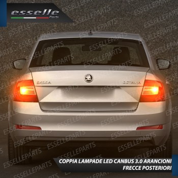 Coppia Frecce Posteriori PY21W 35 LED Canbus SKODA Octavia 3 5E