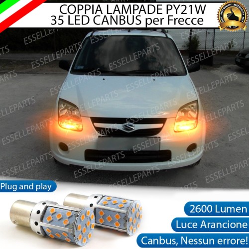 Coppia Frecce Anteriori PY21W 35 LED Canbus SUZUKI IGNIS II