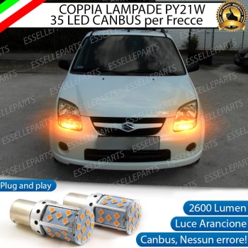 Coppia Frecce Anteriori PY21W 35 LED Canbus SUZUKI IGNIS II