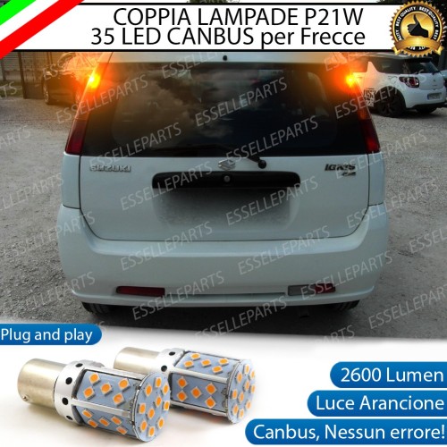 Coppia Frecce Posteriori P21W 35 LED Canbus SUZUKI IGNIS II