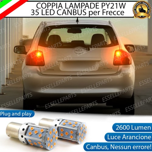 Coppia Frecce Posteriori PY21W 35 LED Canbus TOYOTA Auris MK1