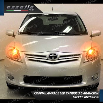 Coppia Frecce Anteriori PY21W 35 LED Canbus Toyota Auris MK1 restyling
