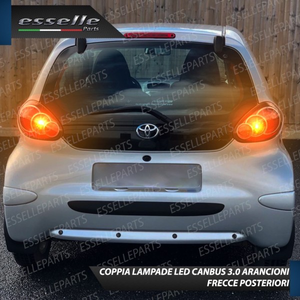 Coppia Frecce Posteriori P21W 35 LED Canbus Toyota Aygo I