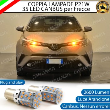 Coppia Frecce Anteriori P21W 35 LED Canbus TOYOTA C-HR Con Fari Alogeni Coppia Frecce Anteriori P21W 35 LED Canbus TOYOTA C-HR Con Fari Alogeni