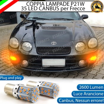 Coppia Frecce Anteriori P21W 35 LED Canbus TOYOTA CELICA I