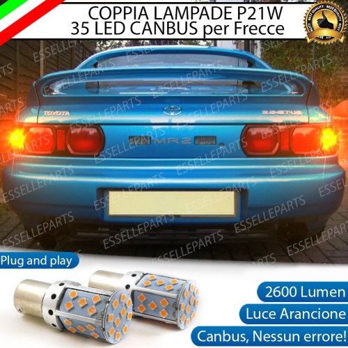 Coppia Frecce Posteriori P21W 35 LED Canbus TOYOTA MR2 II