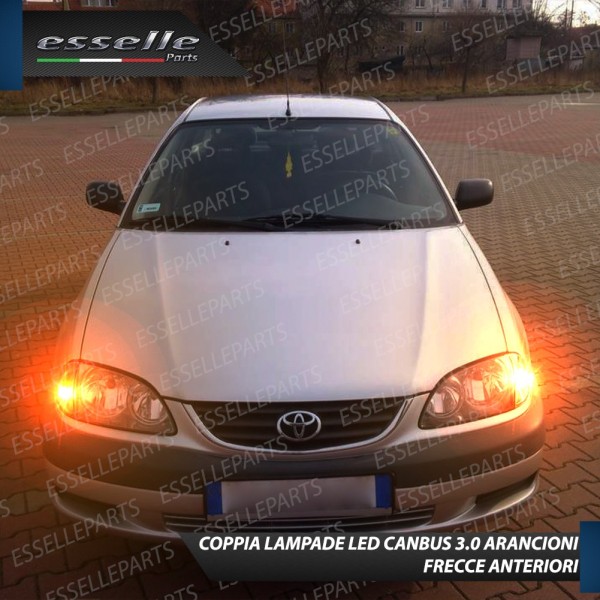 PER VERSIONI DAL 072000 Coppia Frecce Anteriori P21W 35 LED Canbus TOYOTA AVENSIS I