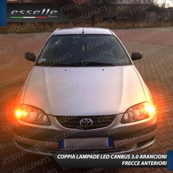 PER VERSIONI DAL 072000 Coppia Frecce Anteriori P21W 35 LED Canbus TOYOTA AVENSIS I