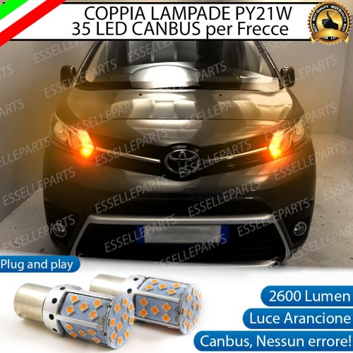 Coppia Frecce Anteriori PY21W 35 LED Canbus TOYOTA PROACE VERSO