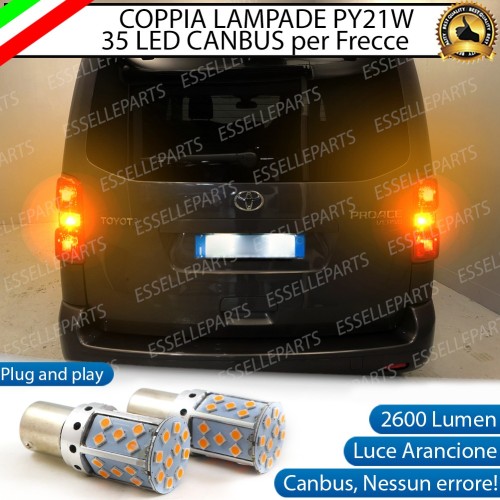 Coppia Frecce Posteriori PY21W 35 LED Canbus TOYOTA PROACE VERSO