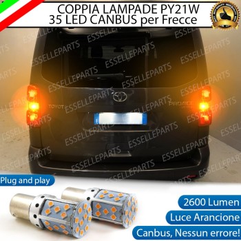 Coppia Frecce Posteriori PY21W 35 LED Canbus TOYOTA PROACE VERSO
