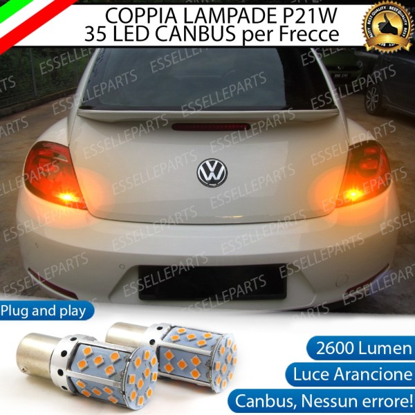 Coppia Frecce Posteriori P21W 35 LED Canbus Volkswagen New Beetle 2