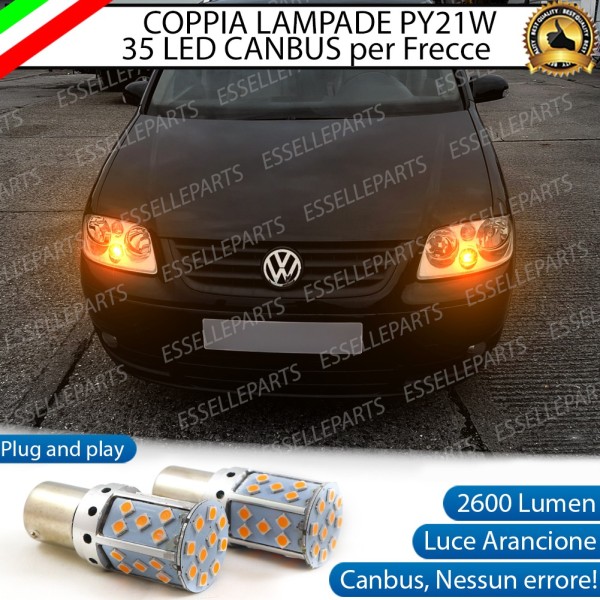 Coppia Frecce Anteriori PY21W 35 LED Canbus Volkswagen Touran V1
