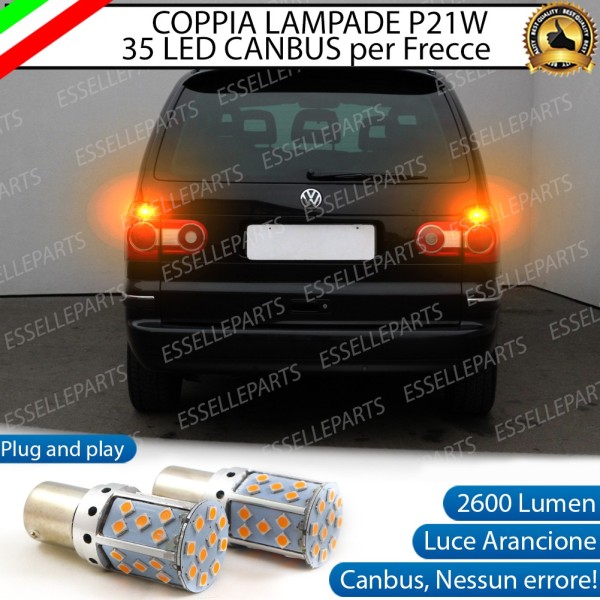 Coppia Frecce Posteriori P21W 35 LED Canbus VW SHARAN 7M