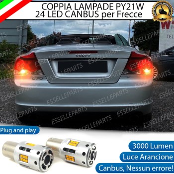 Coppia Frecce Posteriori PY21W 24 LED Canbus 3.0 per VOLVO C70 II RESTYLING Coppia Frecce Posteriori PY21W 24 LED Canbus 3.0 per VOLVO C70 II RESTYLING