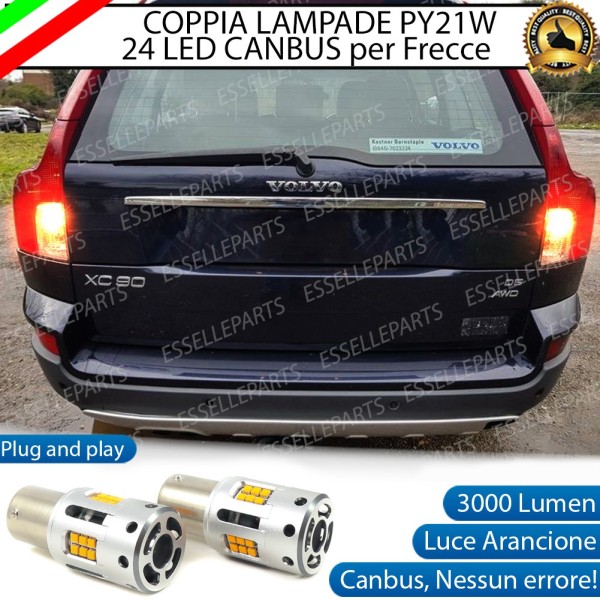 Coppia Frecce Posteriori PY21W 24 LED Canbus 3.0 per VOLVO XC90