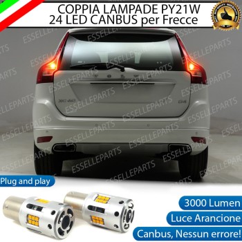 Coppia Frecce Posteriori PY21W 24 LED Canbus 3.0 per VOLVO XC60