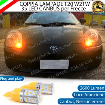 Lampada T20 WY21W Canbus ARANCIONE FRECCE Luce AMBRA TOYOTA MR2 III