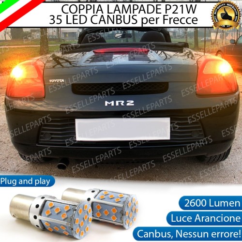FINO AL 07/2002 - Coppia Frecce Posteriori P21W 35 LED Canbus TOYOTA MR2 III