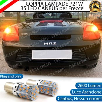 FINO AL 07/2002 - Coppia Frecce Posteriori P21W 35 LED Canbus TOYOTA MR2 III