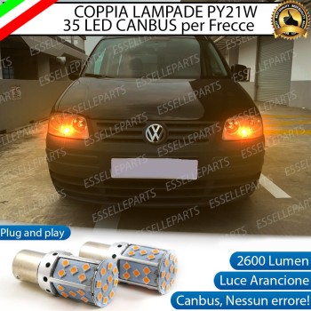 Coppia Frecce Anteriori PY21W 35 LED Canbus VW CADDY III
