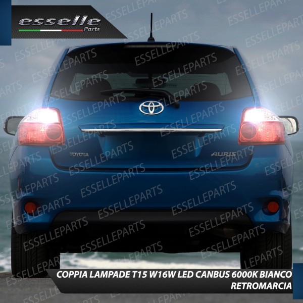 Luci Retromarcia 15 LED TOYOTA AURIS I RESTYLING 1200 LUMEN