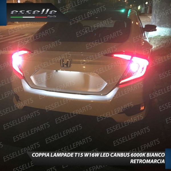 Luci Retromarcia 1200 LUMEN T15 W16W CANBUS 3.0 NO ERROR