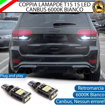 Luci Retromarcia 15 LED JEEP GRAND CHEROKEE WK2 IV RESTYLING 1200 LUMEN