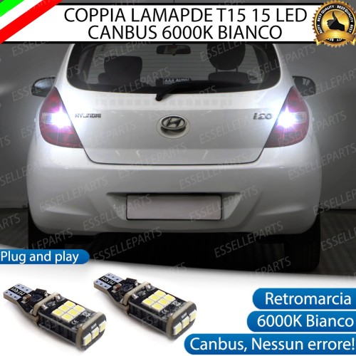 Luci Retromarcia 1200 LUMEN T15 W16W CANBUS 3.0 NO ERROR