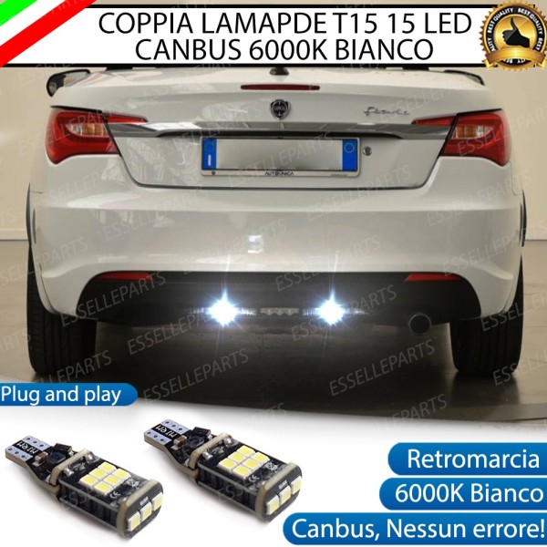 Luci Retromarcia 1200 LUMEN T15 W16W CANBUS 3.0 NO ERROR