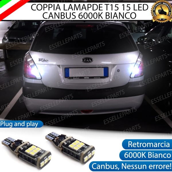Luci Retromarcia 1200 LUMEN T15 W16W CANBUS 3.0 NO ERROR
