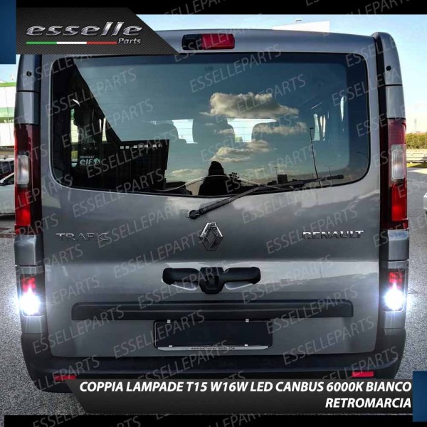 Luci Retromarcia a LED RENAULT TRAFIC III 1200 LM T15 CANBUS