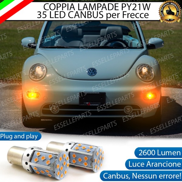 Coppia Frecce Anteriori PY21W 35 LED Canbus Volkswagen New Beetle fino al 06/2005