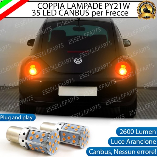 Coppia Frecce Posteriori PY21W 35 LED Canbus Volkswagen New Beetle dal 07/2005