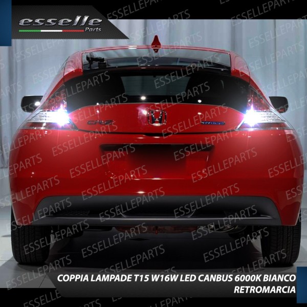 Luci Retromarcia HONDA CR-Z 1200 LUMEN T15 W16W CANBUS 3.0 NO ERROR