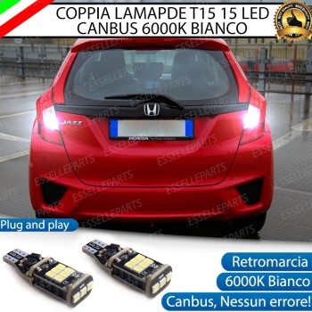 Luci Retromarcia a LED HONDA JAZZ III 1200 LM T15 CANBUS