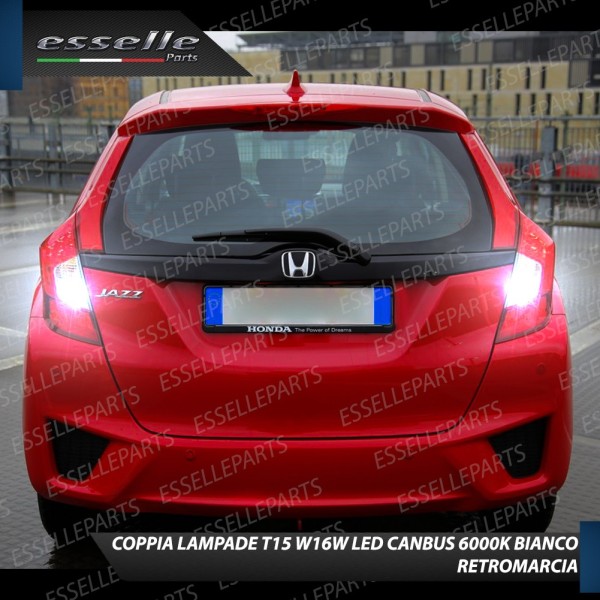 Luci Retromarcia a LED HONDA JAZZ III 1200 LM T15 CANBUS