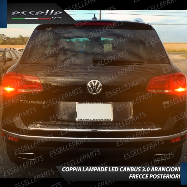 Coppia Frecce Posteriori PY21W 35 LED Canbus VOLKSWAGEN Touareg 7P