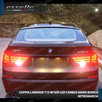 Coppia Luci Retromarcia 15 LED BMW SERIE 5 F07 LCI PRE-RESTYLING 1200 Lumen 6000K